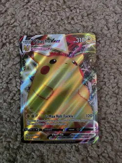 Pikachu VMAX - Vivid Voltage - Gigantamax Holo + Bonus Rare Card - Image 1