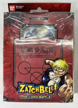 LOT 2 BANDAI ZATCH BELL THE CARD BATTLE STARTER DECK SETS #1 #2 TRADING CARDS - Image 2