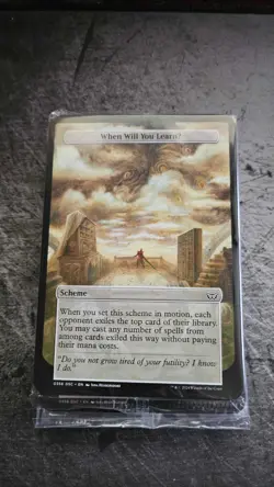 1x Duskmourn Archenemy Sealed Set of Cards MTG Commander (When Will you Learn) - Image 1