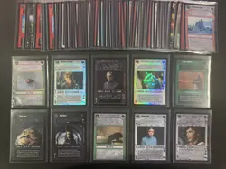 Star Wars CCG SWCCG REFLECTIONS 3 77/100 Cards Incomplete VR/SR Set NM/Mint - Image 1