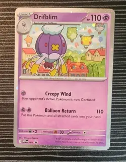 Pokemon TCG- Drifblim 006- Holo Black Star Promo Card- Mega Evolution - Image 1