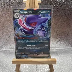 Pokemon TCG Gengar EX Temporal Forces Ultra Rare Card 104/162 NM+ - Image 1