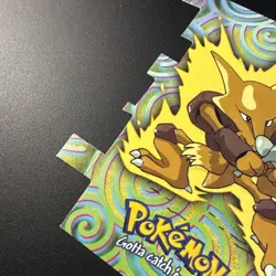 Pokemon Topps Series 2 Die Cut Alakazam 65 2000 TV Animation Collectible Card - Image 2
