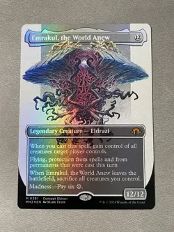 MTG English Emrakul, the World Anew (Borderless) NM Foil Modern Horizons 3 - Image 1
