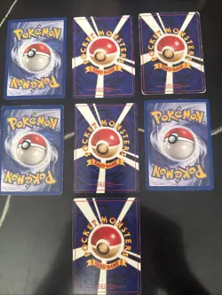 7 TCG Dragonites Vintage Holo, and Non Holo, English & Japanese Pokemon Cards - Image 2