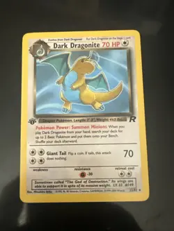 7 TCG Dragonites Vintage Holo, and Non Holo, English & Japanese Pokemon Cards - Image 5