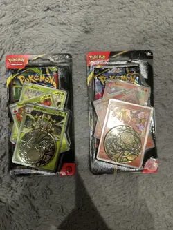 Pokemon phantasmal flame single pack blister with promo card and coin - Image 1