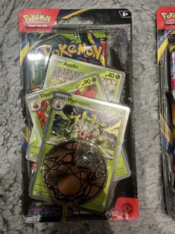 Pokemon phantasmal flame single pack blister with promo card and coin - Image 2