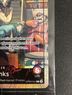 Shanks (2025 PSA Magazine Promo) Sealed-OP09-001 One Piece Promotion Cards Foil - Image 2