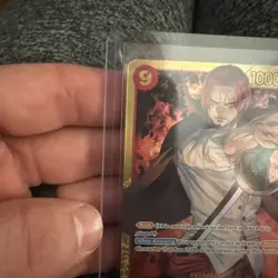 SHANKS SEC English One Piece - Romance Dawn SECRET RARE CARD TCG HOT??Op01-120 - Image 2