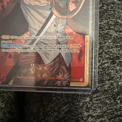 SHANKS SEC English One Piece - Romance Dawn SECRET RARE CARD TCG HOT??Op01-120 - Image 5