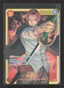 2022 Bandai One Piece Card Game Romance Dawn Shanks #OP01-120 - Image 1