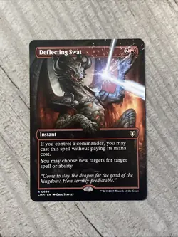 Deflecting Swat (Borderless) Commander Masters Regular - Image 1