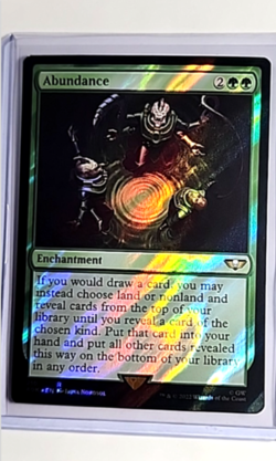 2022 MTG Magic the Gathering 40K Warhammer 40000 Surge Foil #210 Abundance - Image 1