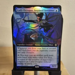 Lady Octopus, Inspired Inventor (Extended Art) Marvel's Spider-Man Foil MTG NM - Image 1
