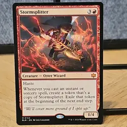 MTG Stormsplitter Bloomburrow Set Mythic Rare BLB #154 NM Fresh Pull No Play - Image 1