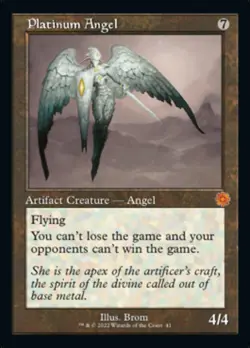 Platinum Angel (Retro) [The Brothers' War Retro Artifacts] Magic MTG - Image 1