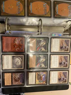 Magic The Gathering Tempest Binder Official Collection Lot - Image 4