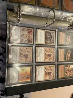 Magic The Gathering Tempest Binder Official Collection Lot - Image 5