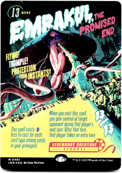 Emrakul Promised End (Showcase) (Foil) - [Innistrad Remastered] MTG Magic - NM/M - Image 3