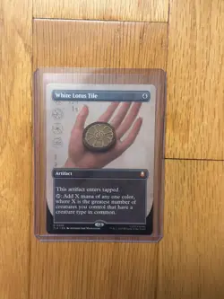 MTG Avatar White Lotus Tile BORDERLESS - Image 1