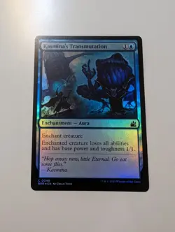 MTG - Kasmina's Transmutation (Foil) - Ravnica Remastered NM/M Condition - Image 1