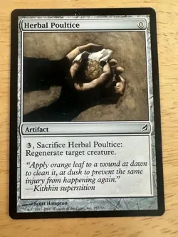 Herbal Poultice Lorwyn Light Play MTG Magic The Gathering - Image 1