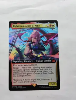 Lightning, Army of One (Extended Art) Final Fantasy Foil - Image 1