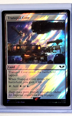 2022 MTG Magic the Gathering Warhammer 40000 40k Surge Foil #303 Tranquil Cove - Image 1
