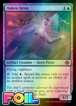 x1 Oaken Siren LCI MTG 66 FOIL COMMON M/NM 1x - Image 1