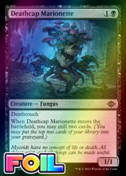 x1 Deathcap Marionette LCI MTG 100 FOIL COMMON M/NM 1x - Image 1