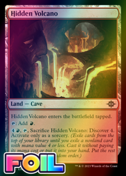 x1 Hidden Volcano LCI MTG 277 FOIL COMMON M/NM 1x - Image 1