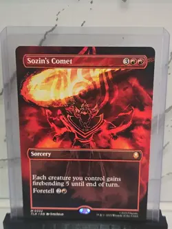 Sozin's ComeT Borderless regular MTG, Avatar, The Last Airbender NM - Image 1