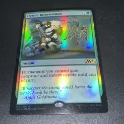Magic The Gathering, Heroic Intervention, Core Set 2021 M21, Foil - Image 1