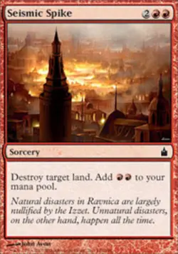 Seismic Spike - Foil x1 - Ravnica - Moderate Play, English - Ravnica - Image 1