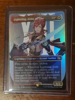 Lightning, Army of One #0400 Foil Final Fantasy MTG NM - Image 1