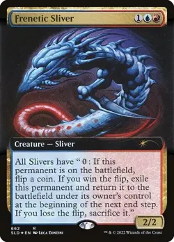 Frenetic Sliver * Extended Art FOIL * - SLD Secret Lair Drop Series - NM/MINT - Image 1