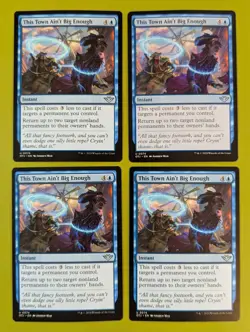 This Town Ain't Big Enough x4 Outlaws of Thunder Junction 4x MTG - Image 1