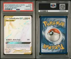 Latias & Latios GX 190/181 Tag Team - PSA 10 - Team Up - Sun & Moon Pokemon TCG - Image 5