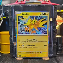 Zapdos Twilight Masquerade Holo Pokemon TCG 065/167 Scarlet & Violet Rare - Image 1