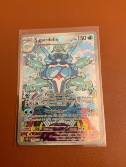 Carte Pokemon Superdofin 200/197 AR HOLO FA Flammes Obsidiennes EV03 NEUF - Image 1