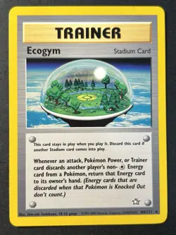 Ecogym 84/111 Rare Neo Genesis WOTC - Pokemon Card C Near Mint - Image 1