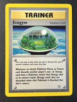 Ecogym 84/111 Rare Neo Genesis WOTC - Pokemon Card B Near Mint - Image 1