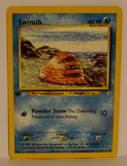 POKEMON NEO GENESIS 79/111 SWINUB 1ST EDITION Common near mint - Image 1