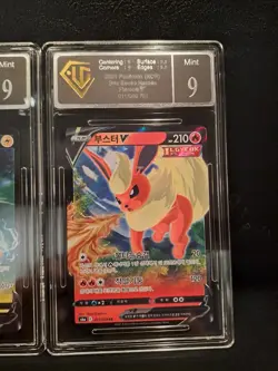 Jolteon Flareon Vaporeon Graded Bundle Eevee Heroes UGC 9 Mint Pokemon TCG - Image 4