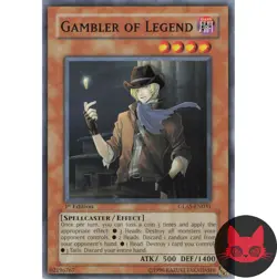 Yugioh Gambler of Legend GLAS-EN031 Common 1st Edition NM - Image 1