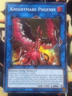 Yugioh: Knightmare Phoenix - FLOD-EN046 - Super Rare - 1st Edition - NM - Image 1