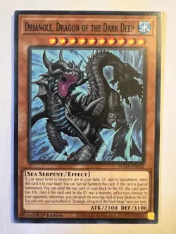 Yugioh! Supreme Darkness - Driangle, Dragon of the Dark Deep Card NM - Image 1