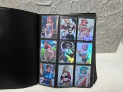 Binder Komplett Waifu Card Goddess Story 360 Holo Card TCG Mitsuri, Bulma, Gemma - Image 1
