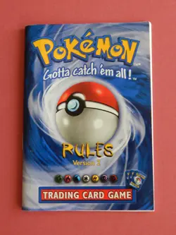 Vintage VTG Pokemon TCG Card Game Starter Rules Version 2 - Image 1